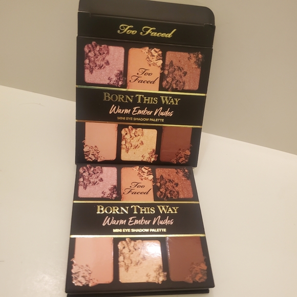 Too Faced Born This Way Mini Eye Shadow Palettes  Warm Ember Nudes.  BNIB - Picture 4 of 5